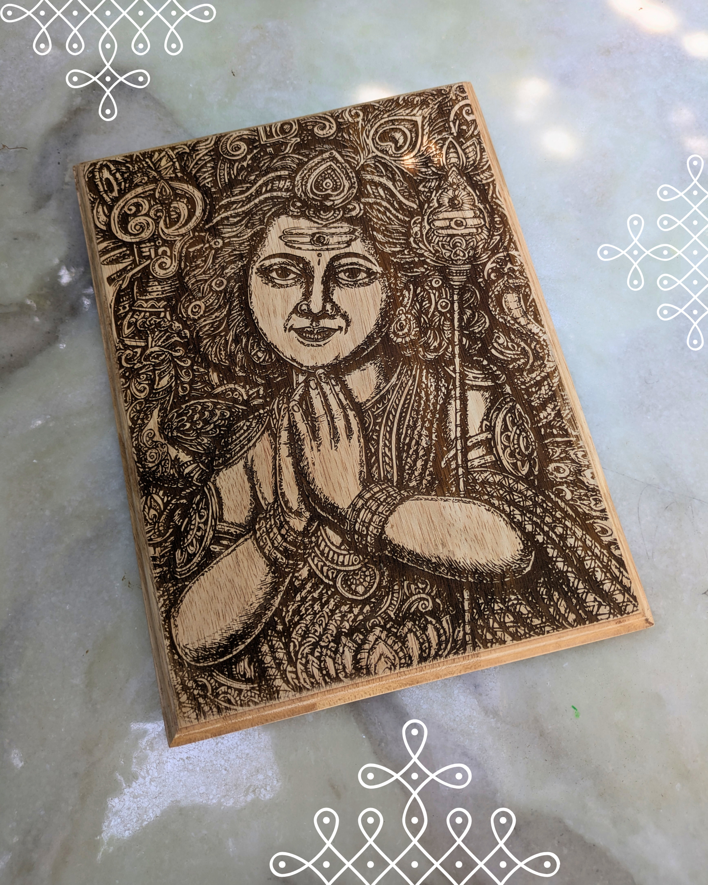 God Engraving - Murugan