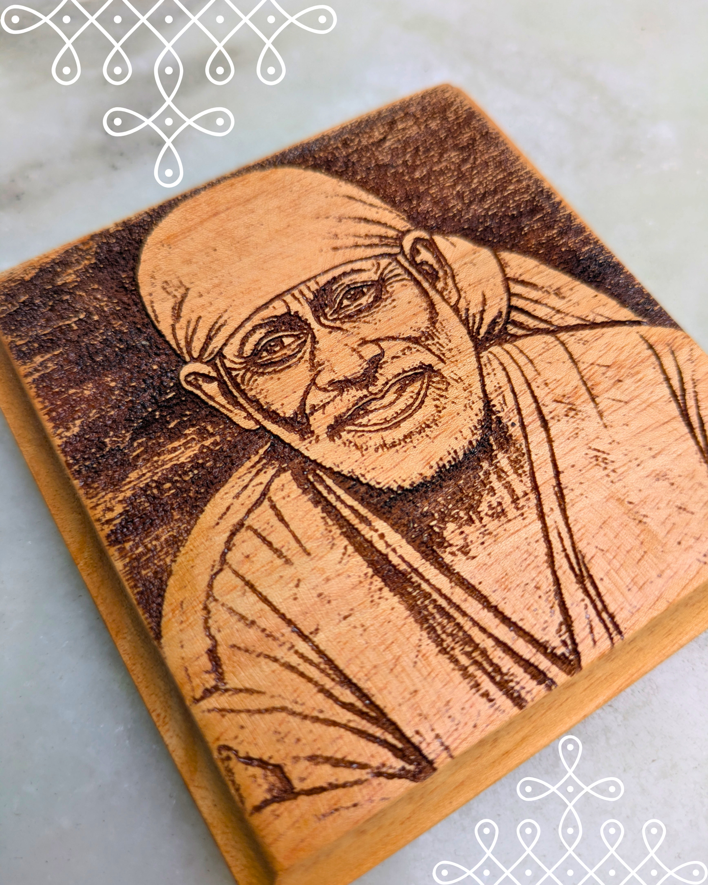 Kolam Fridge Magnets (2D Sai Baba)