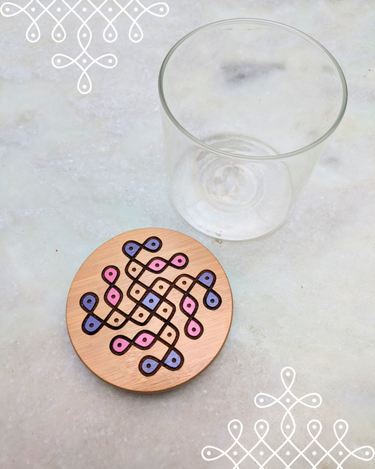 Bottle With Kolam Lid