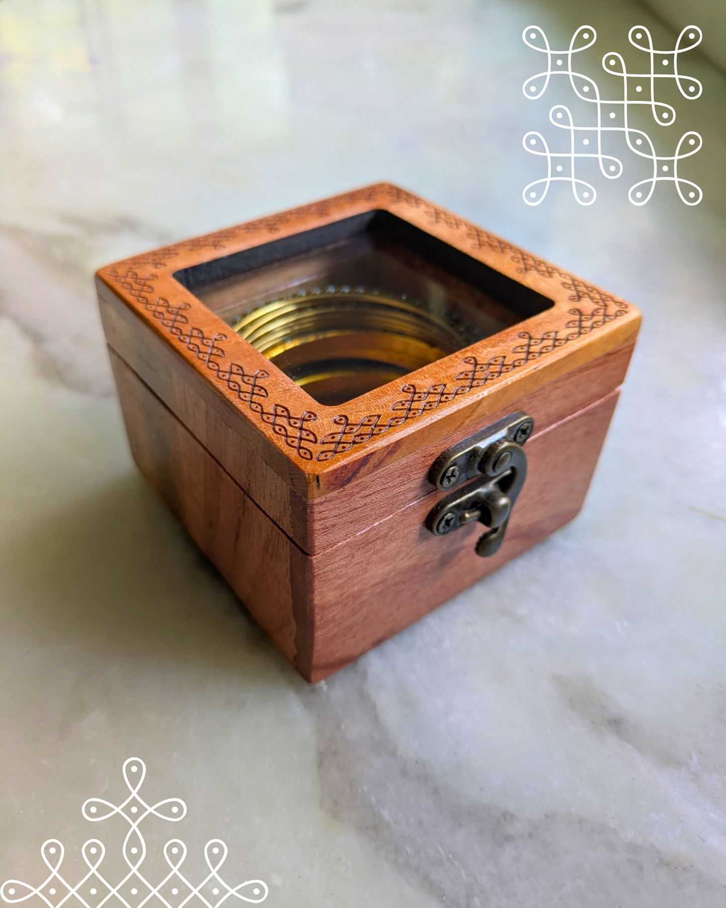 Kolam jewellery box [small] BX-JBS