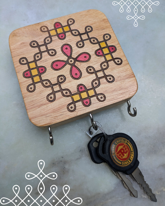Kolam key holder [coloured] UY-KHC