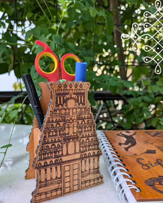 Kolam pen holder [Gopuram] UT-GPH