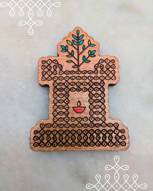 Kolam Fridge Magnets (Thulasi Madam)