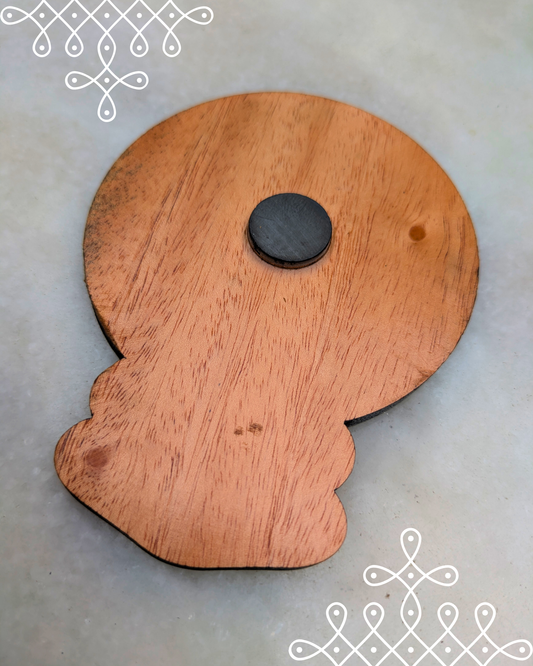 Kolam Fridge Magnets (Kathakali)