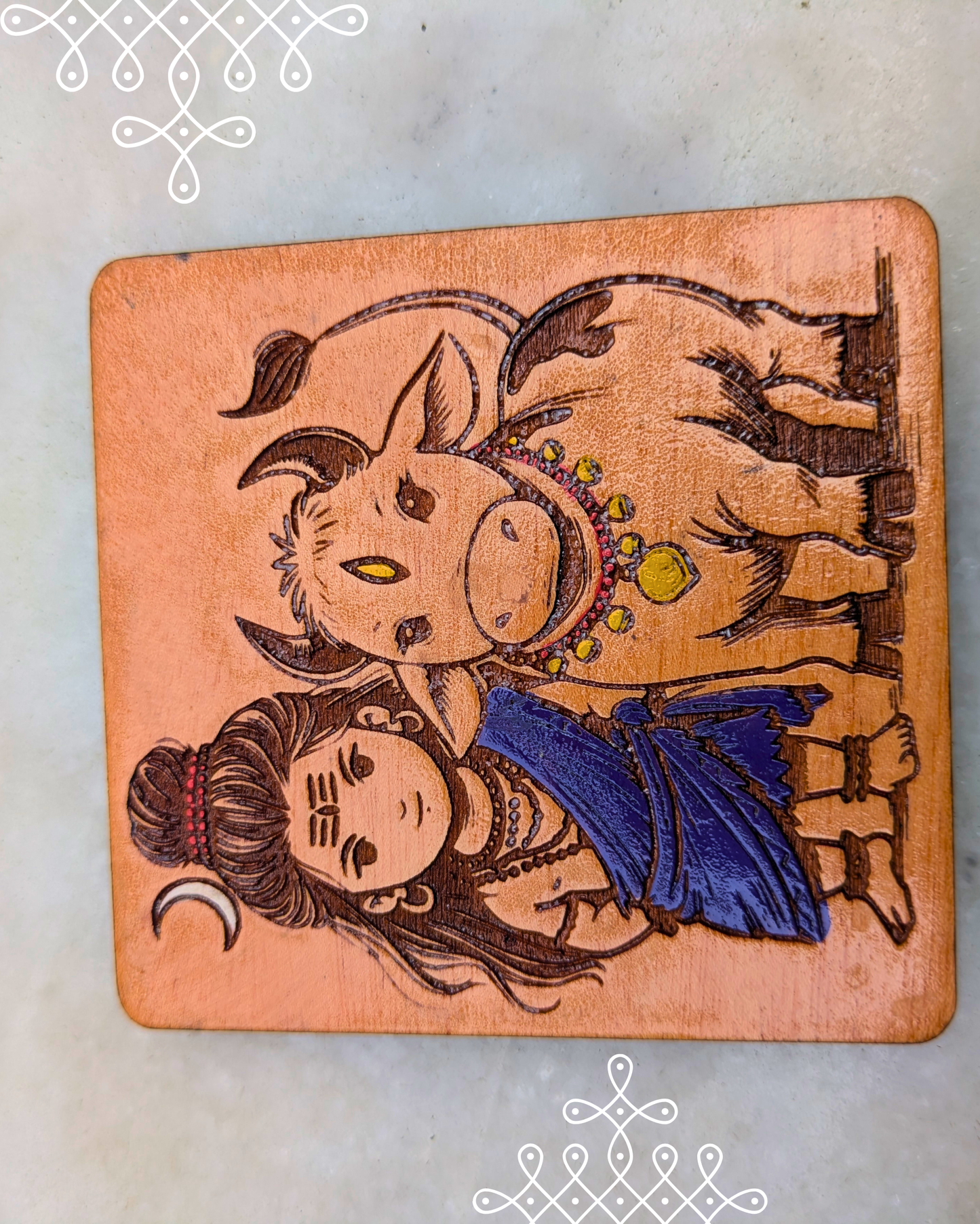 Kolam fridge magnets
