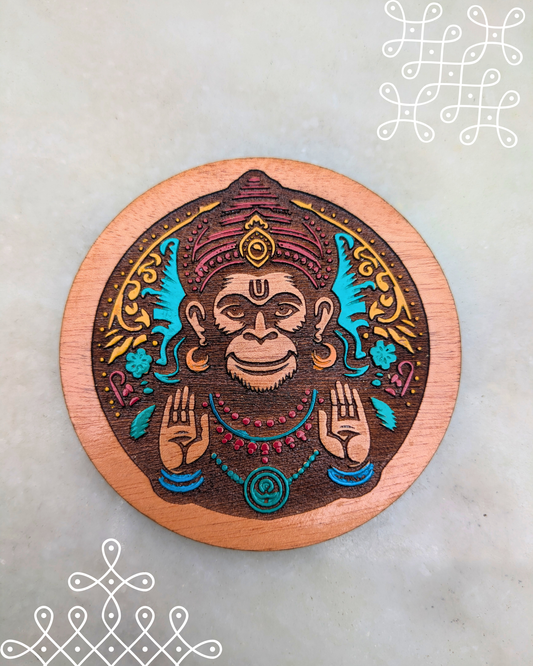 Kolam Fridge Magnets (Hanuman)