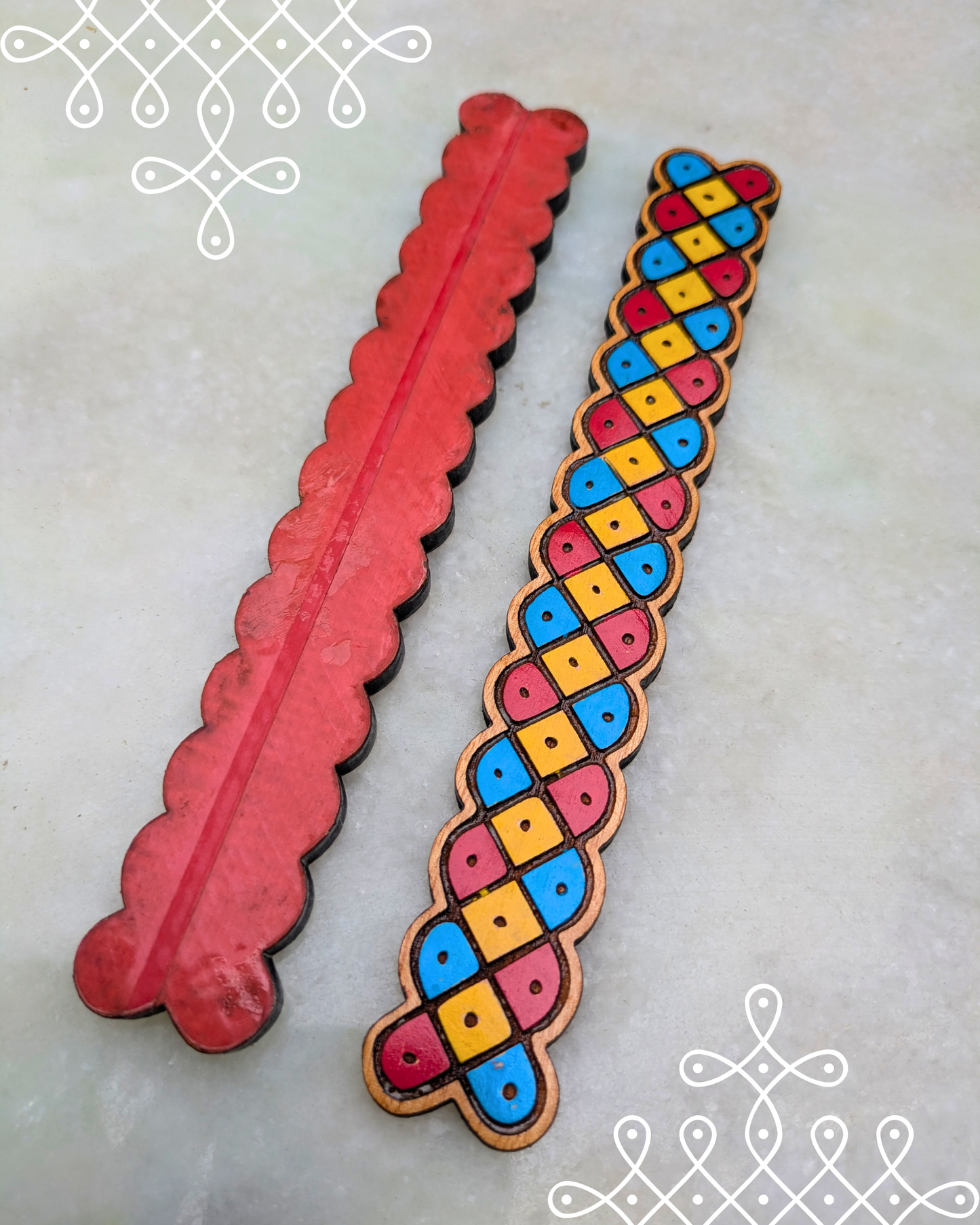 Kolam Borders Sticker Set Of 2