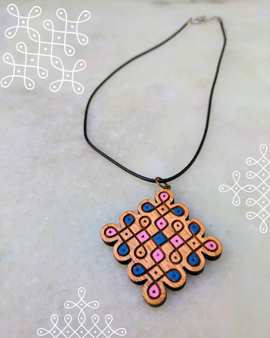 Kolam jewellery pendent