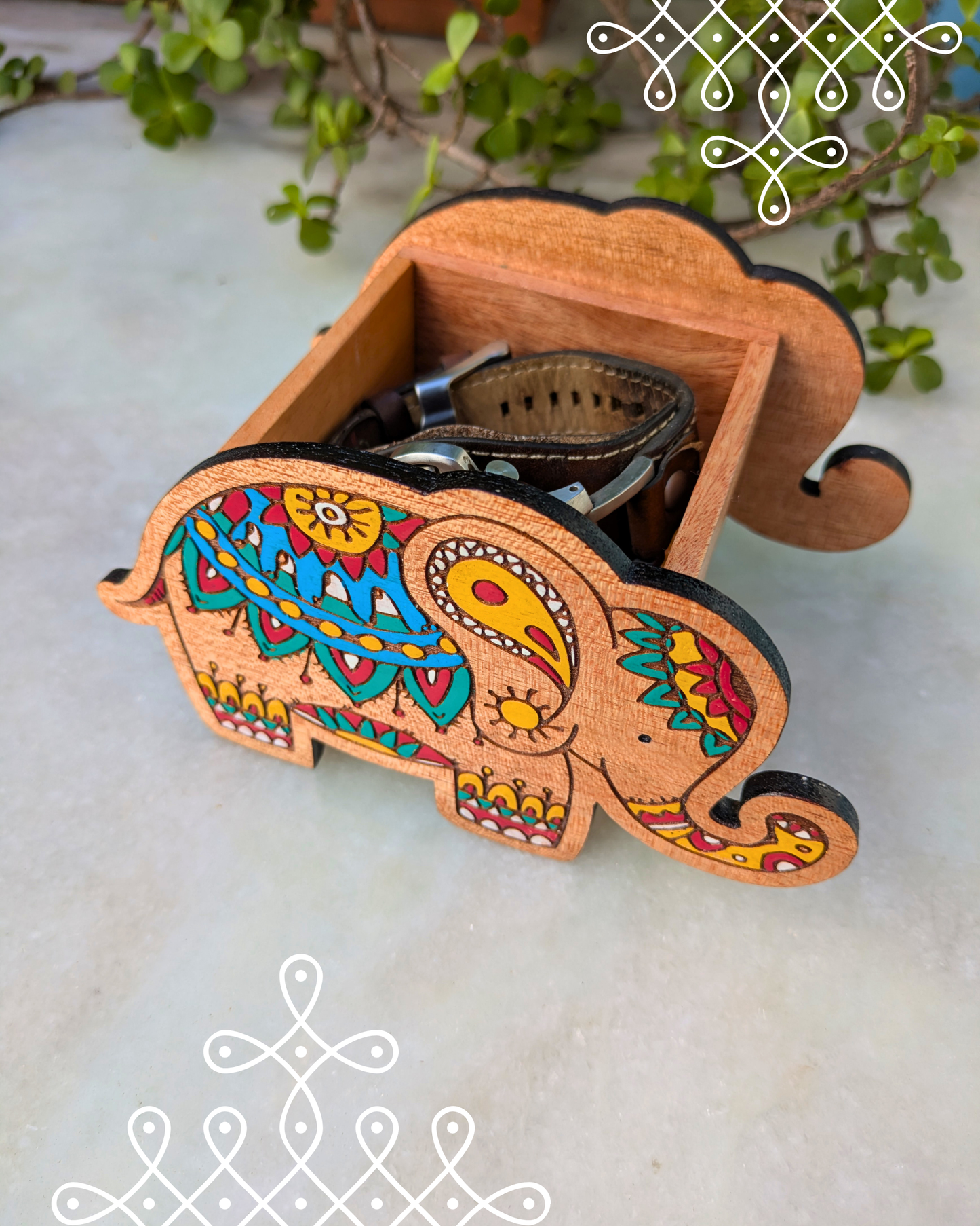 Small Trinket Tray Elephant Circus