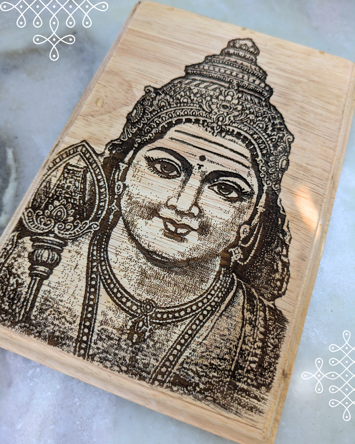 Kolam god engraving [Murgan] PJGEMUR