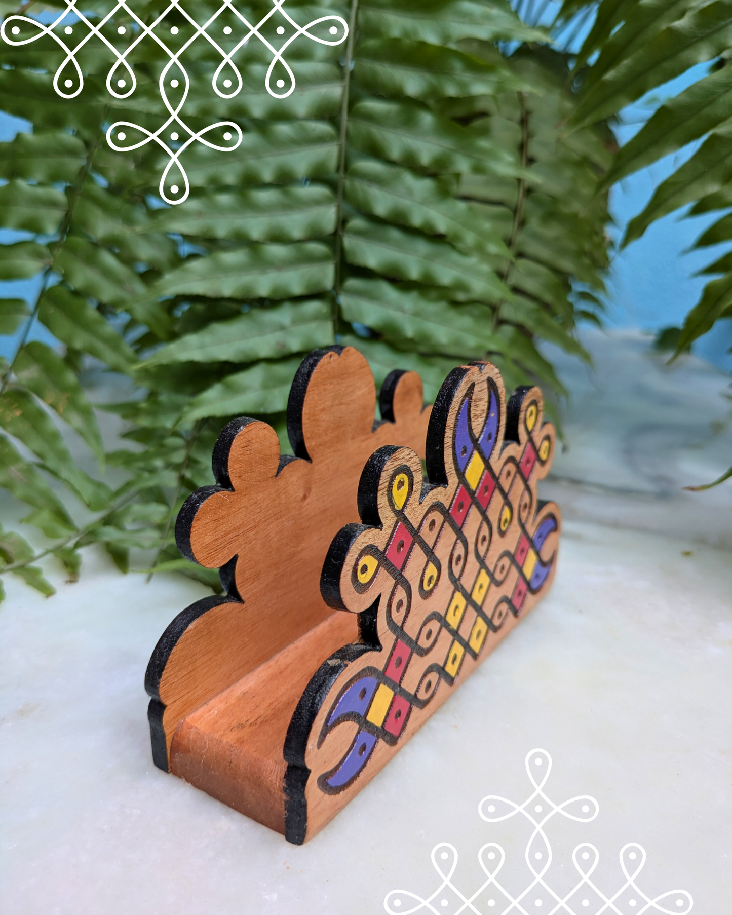 Kolam tissue holder [coloured]