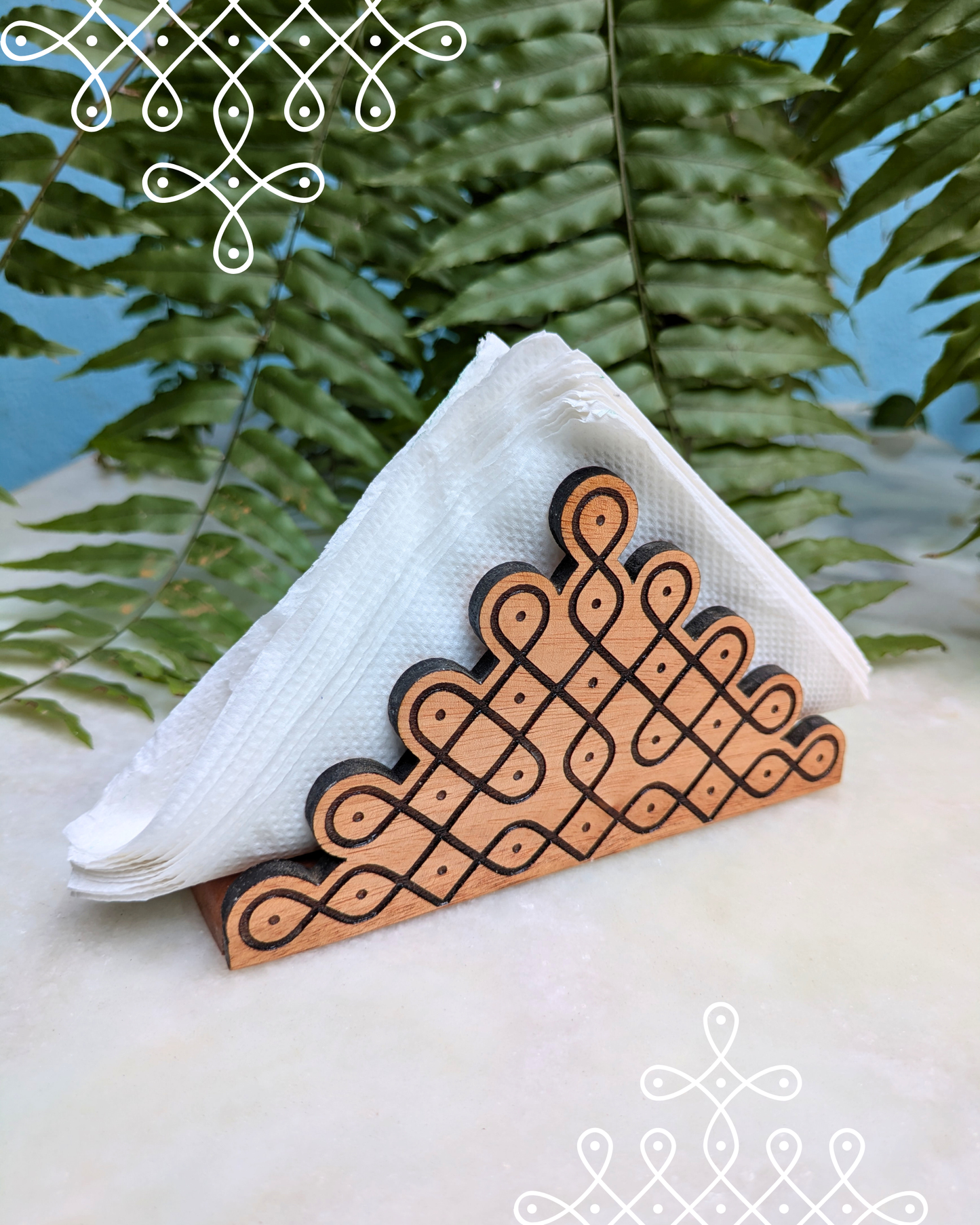 Kolam tissue holder