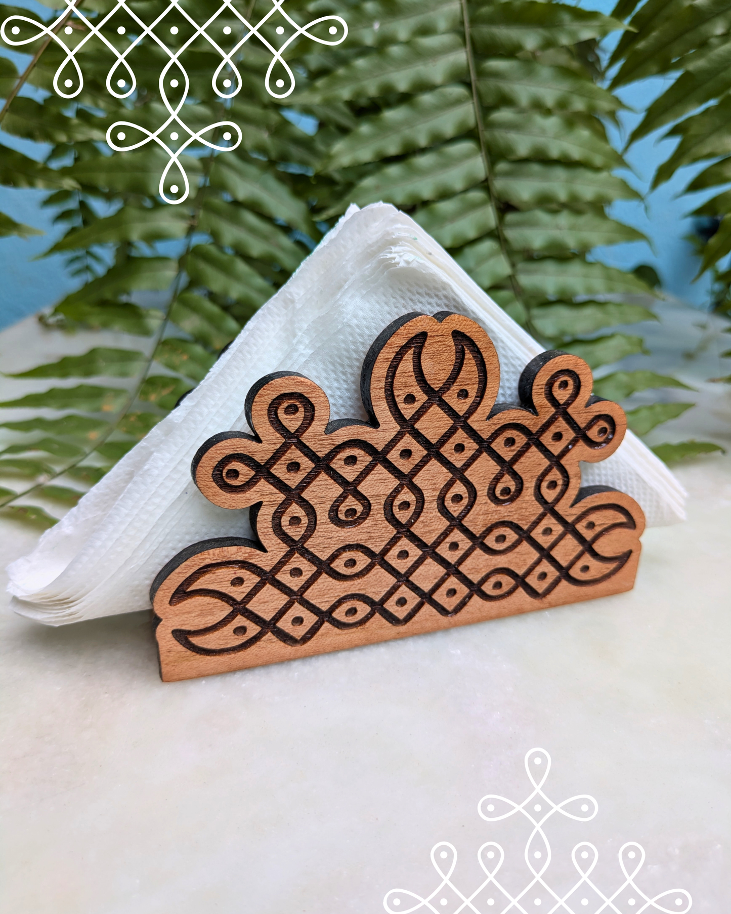 Kolam tissue holder