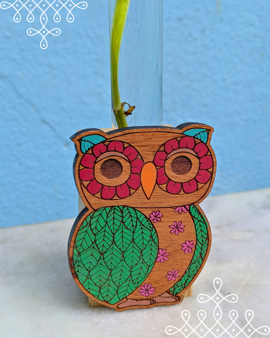 Cube Planter - Owl