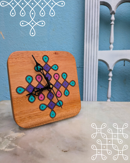 Kolam clock [colored]