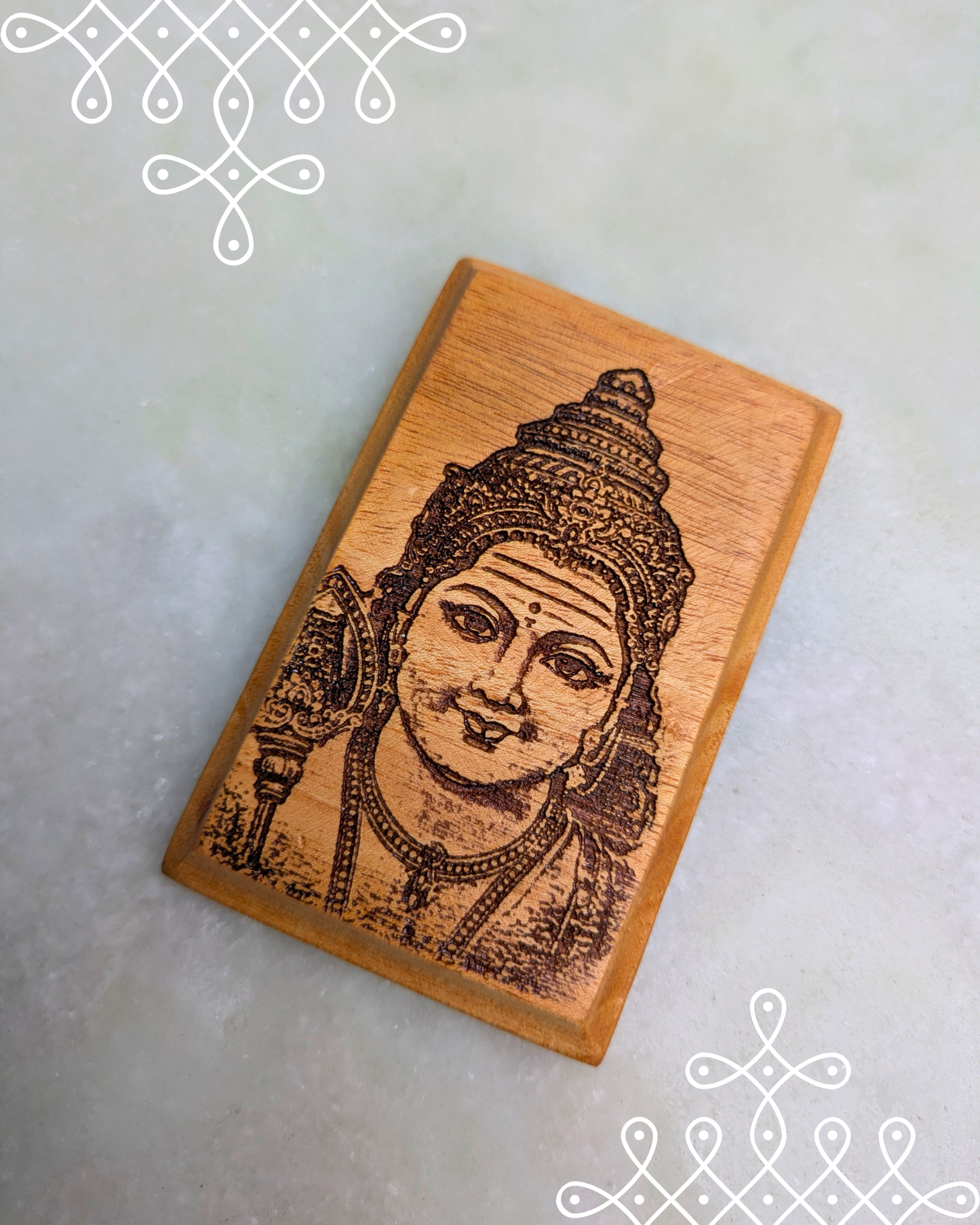 Kolam Fridge Magnets (Murugan)