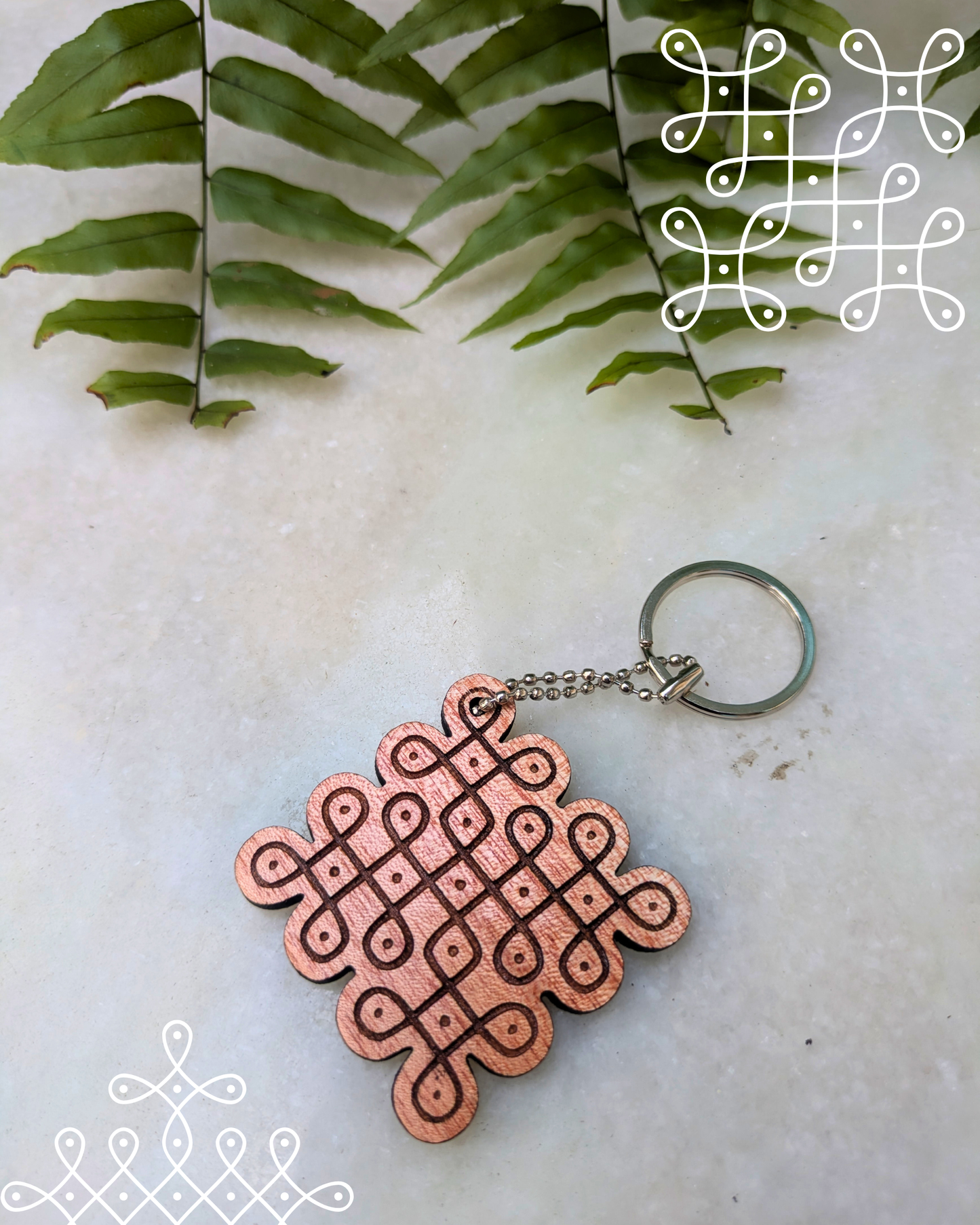 Kolam Keychains