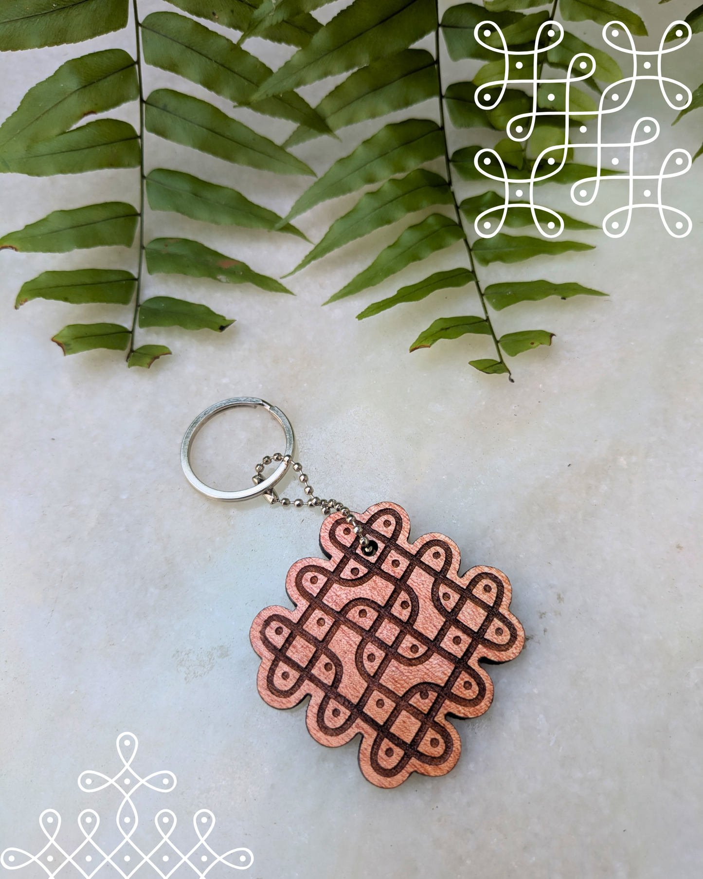 Kolam Keychains