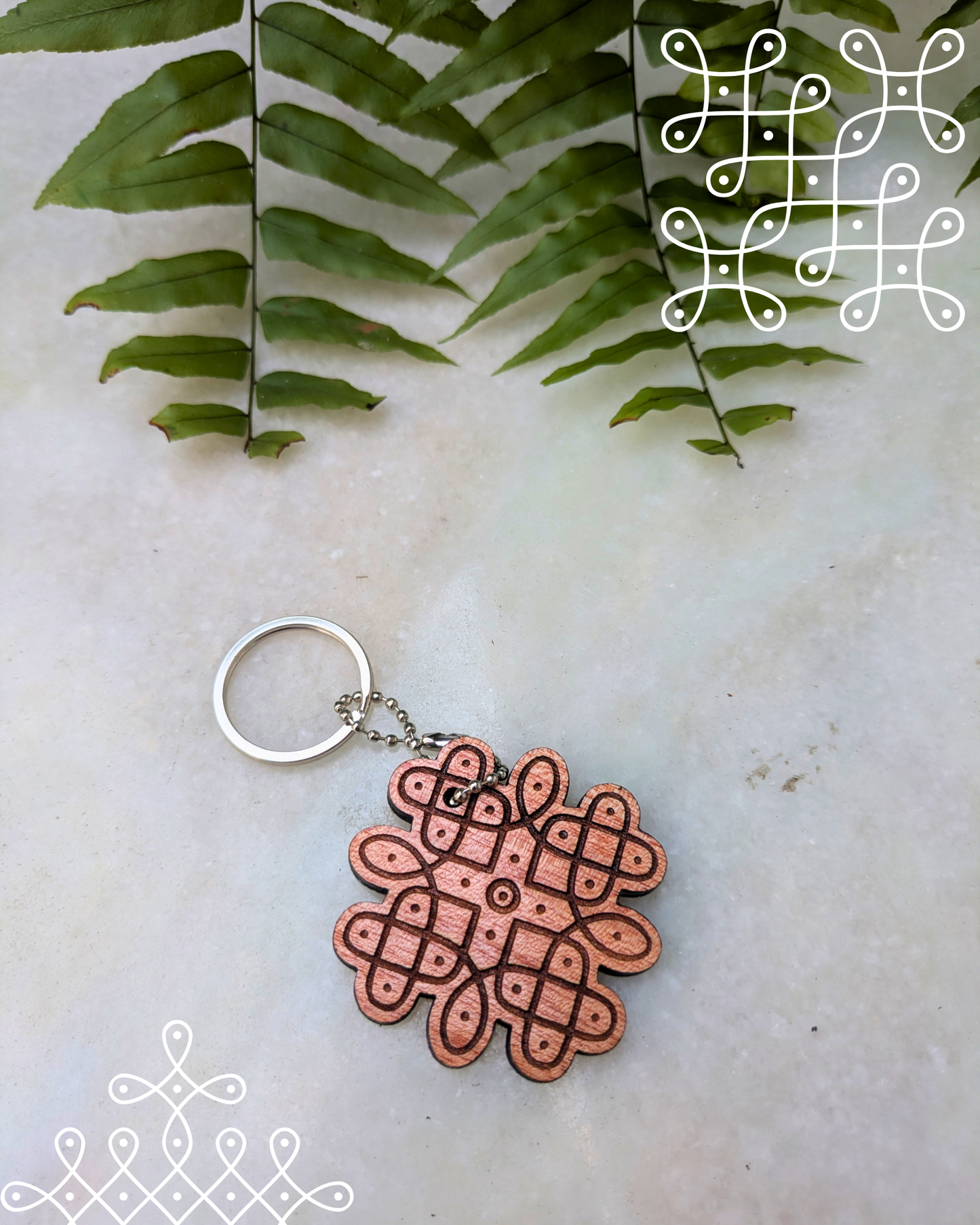 Kolam Keychains