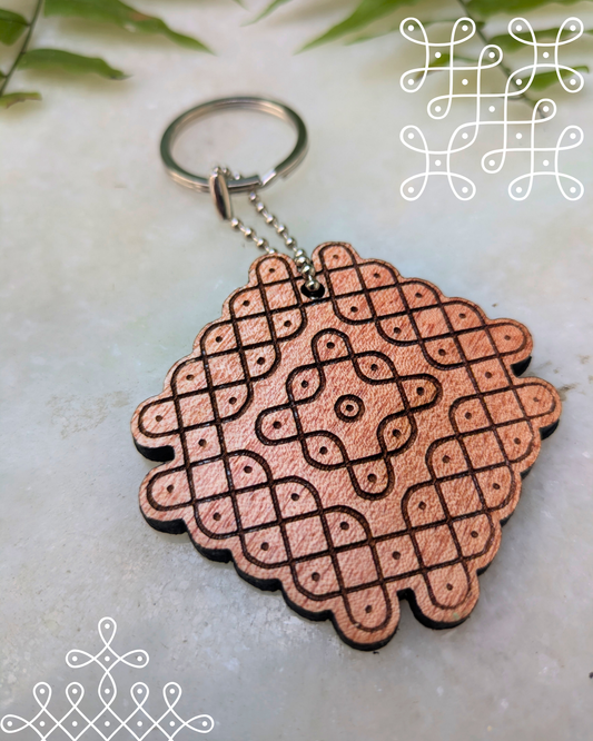 Kolam Keychains