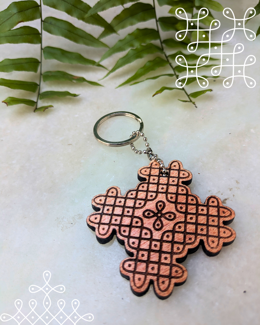 Kolam Keychains
