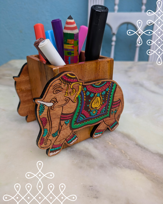 Pen Holder - Elephant Royal