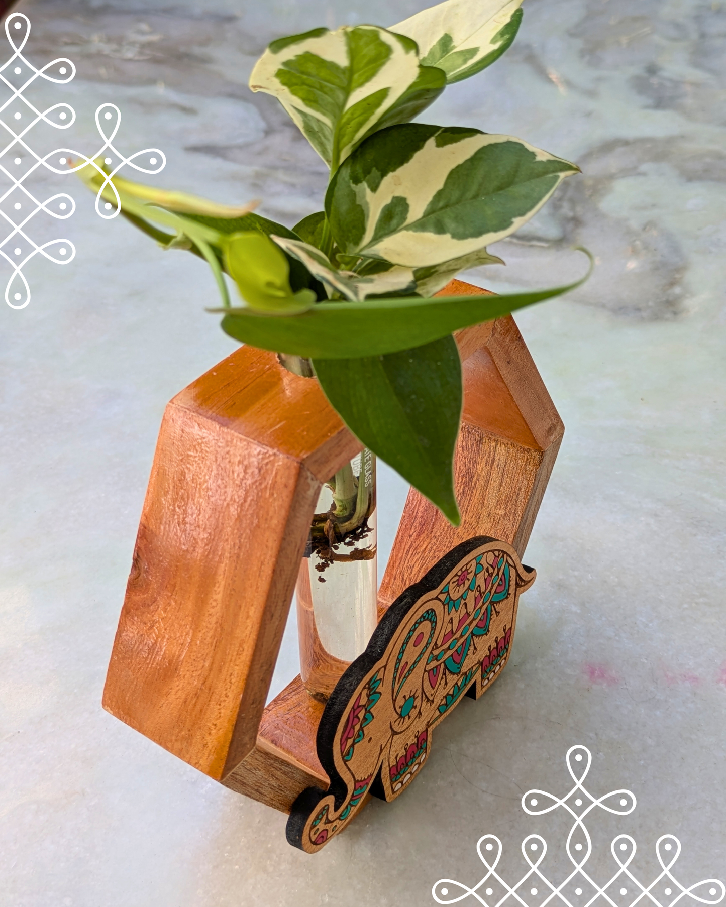 Hexagon Planter - Elephant