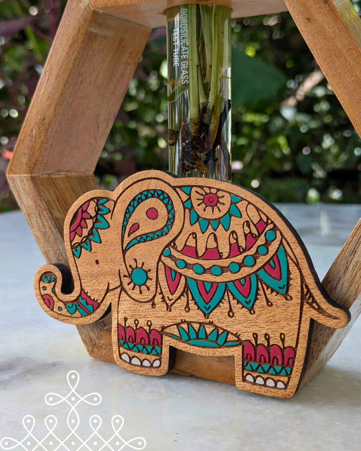 Hexagon Planter - Elephant