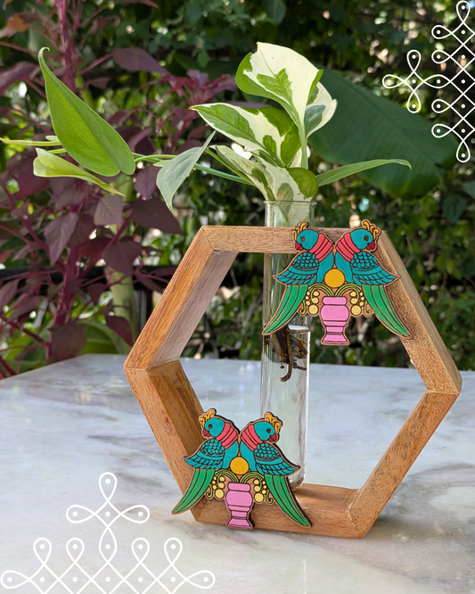 Hexagon Planter - Rettai Kizhi