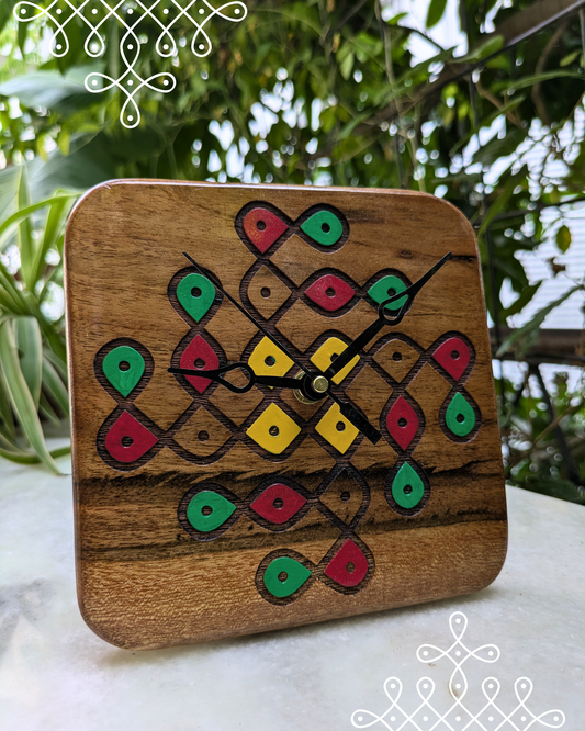 Kolam clock [colored]