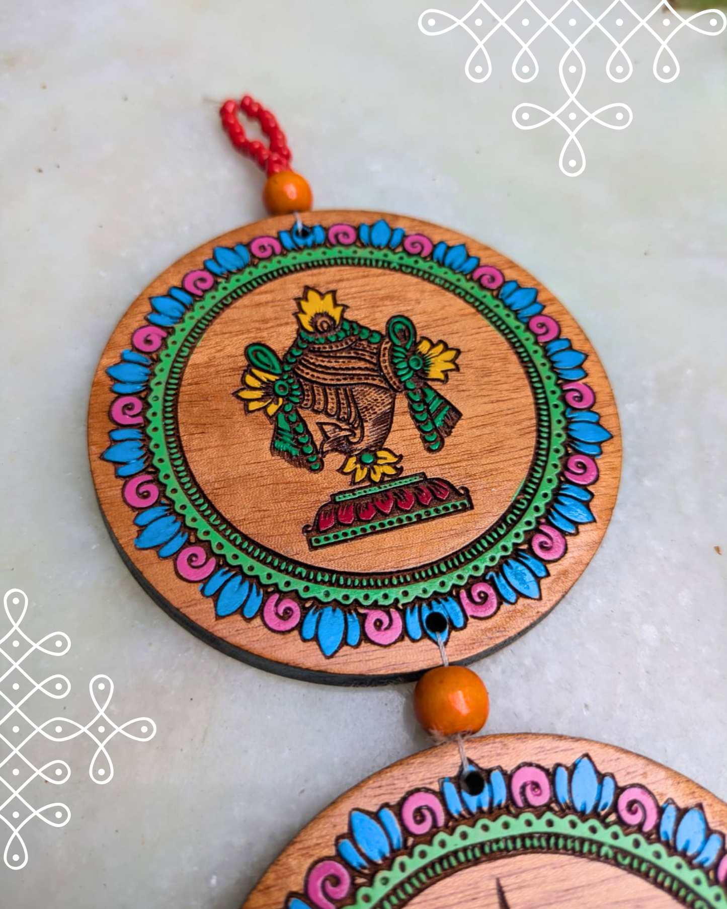 Kolam Namam set V type [coloured] PJ-NAMVC